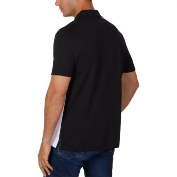 Calvin Klein Mens Polo Shirt XL White & Black Quick Dry Moisture-Wicking - Picture 10 of 11